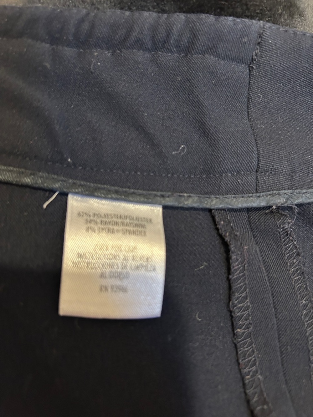 August Max Woman’s Navy Dress Pants - Picture 5 of 5